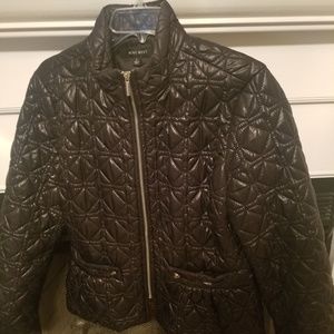 Beautiful Black Quilted Jacket By Nine West Size L